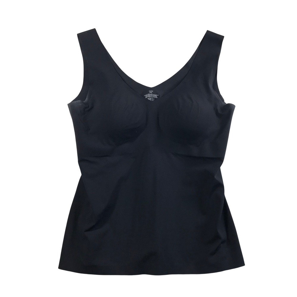 Knix LuxeLift Tank Black Seamless Wireless V-Neck Camisole XXL